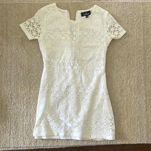 Lulus White Hot Mini Dress in XS
